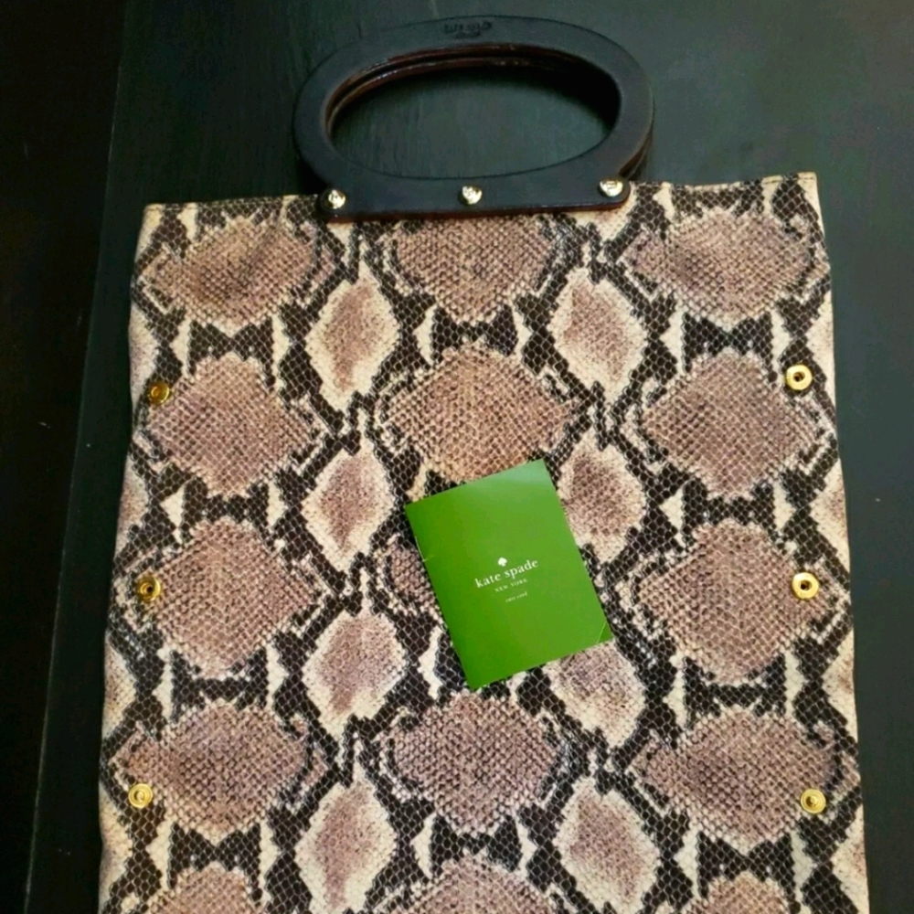 Kate Spade Python Bag With Adjustable Carry - image 6